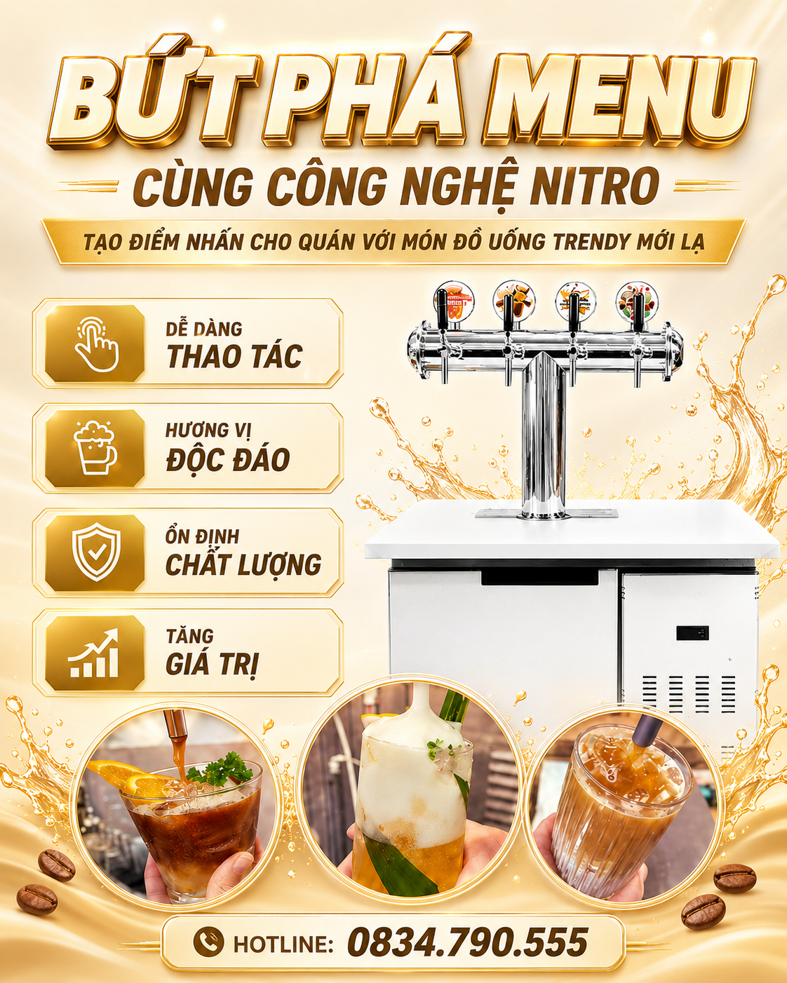 Bứt Phá Menu Cùng Công Nghệ Nitro Soda