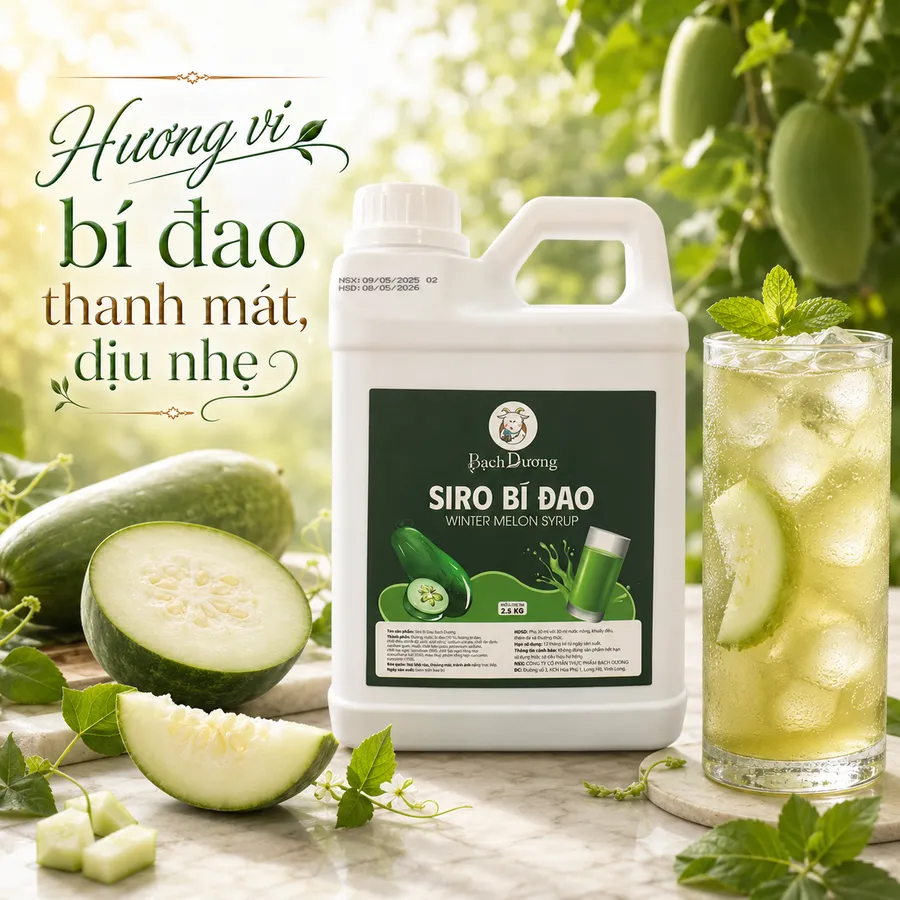 Siro Bí Đao Bạch Dương